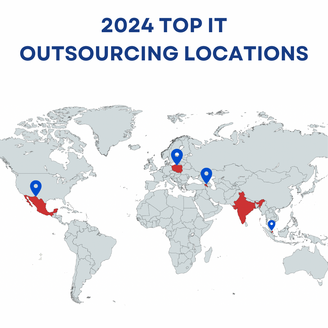 2024 Top IT Outsourcing Locations by SCD Company